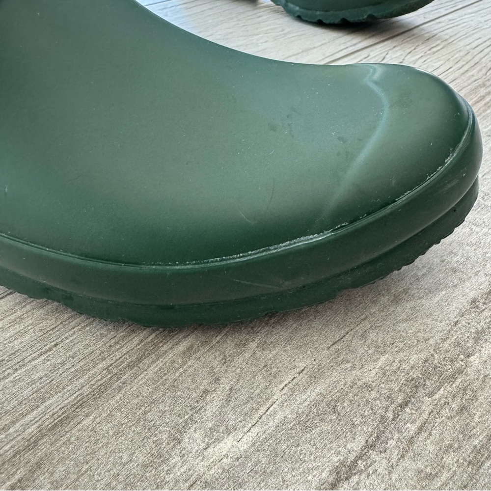 HUNTER Women’s Rainboot size 9 Green - Picture 15 of 16